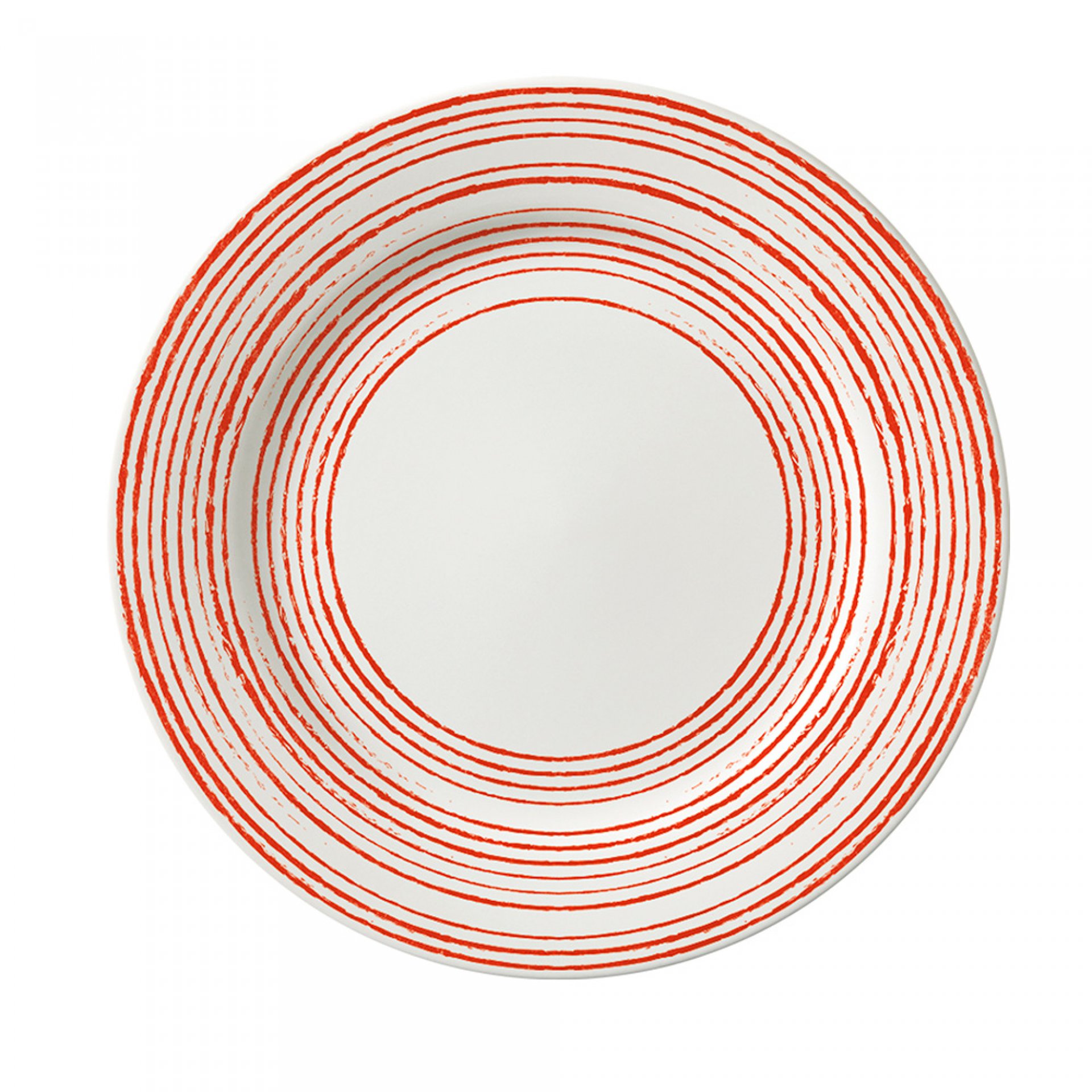 PLATO PLAYO 24.2 CM TRAZOS ROJO
