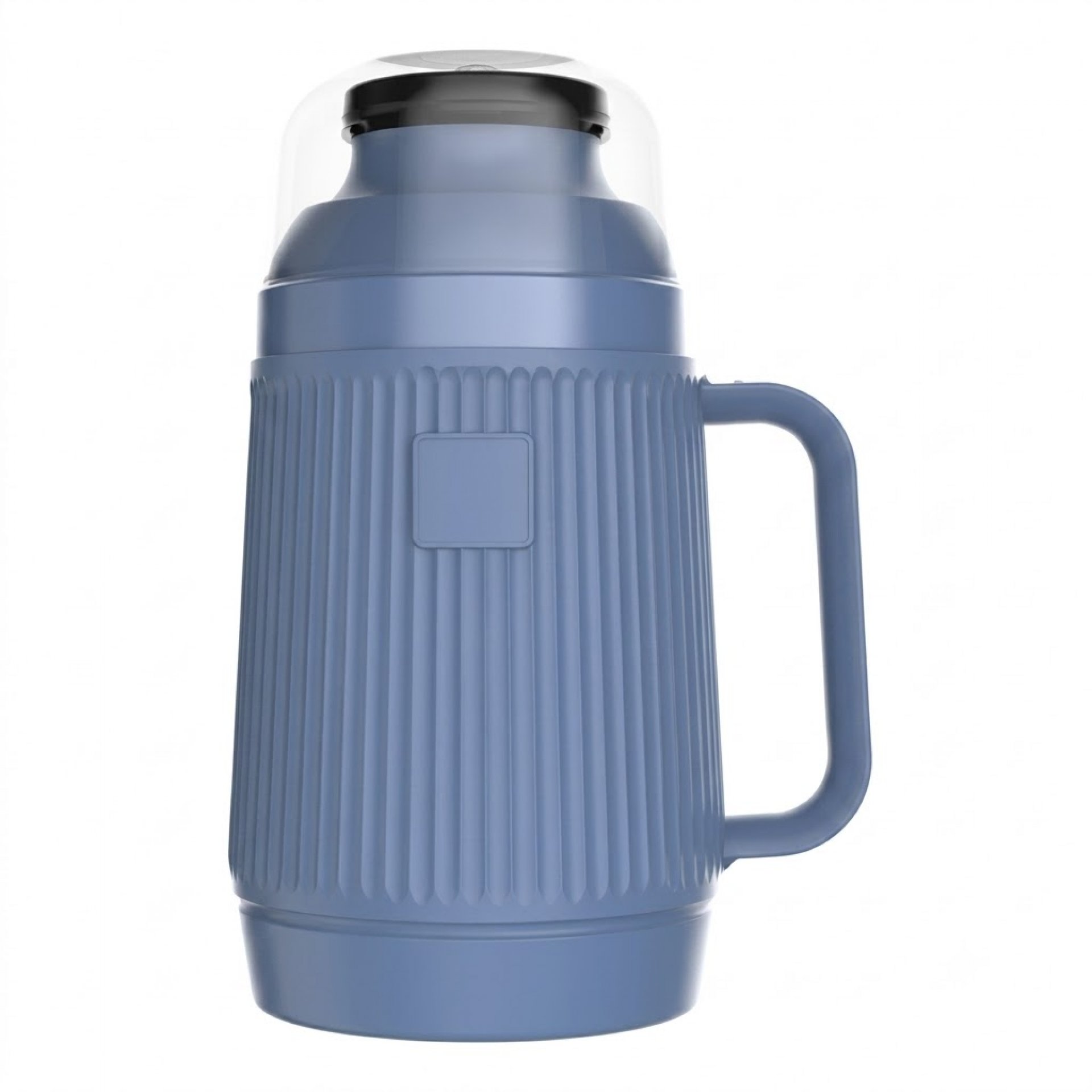 TERMO MUNDIAL 0,5 LT C/TAPA DOBLE ACCION AZUL
