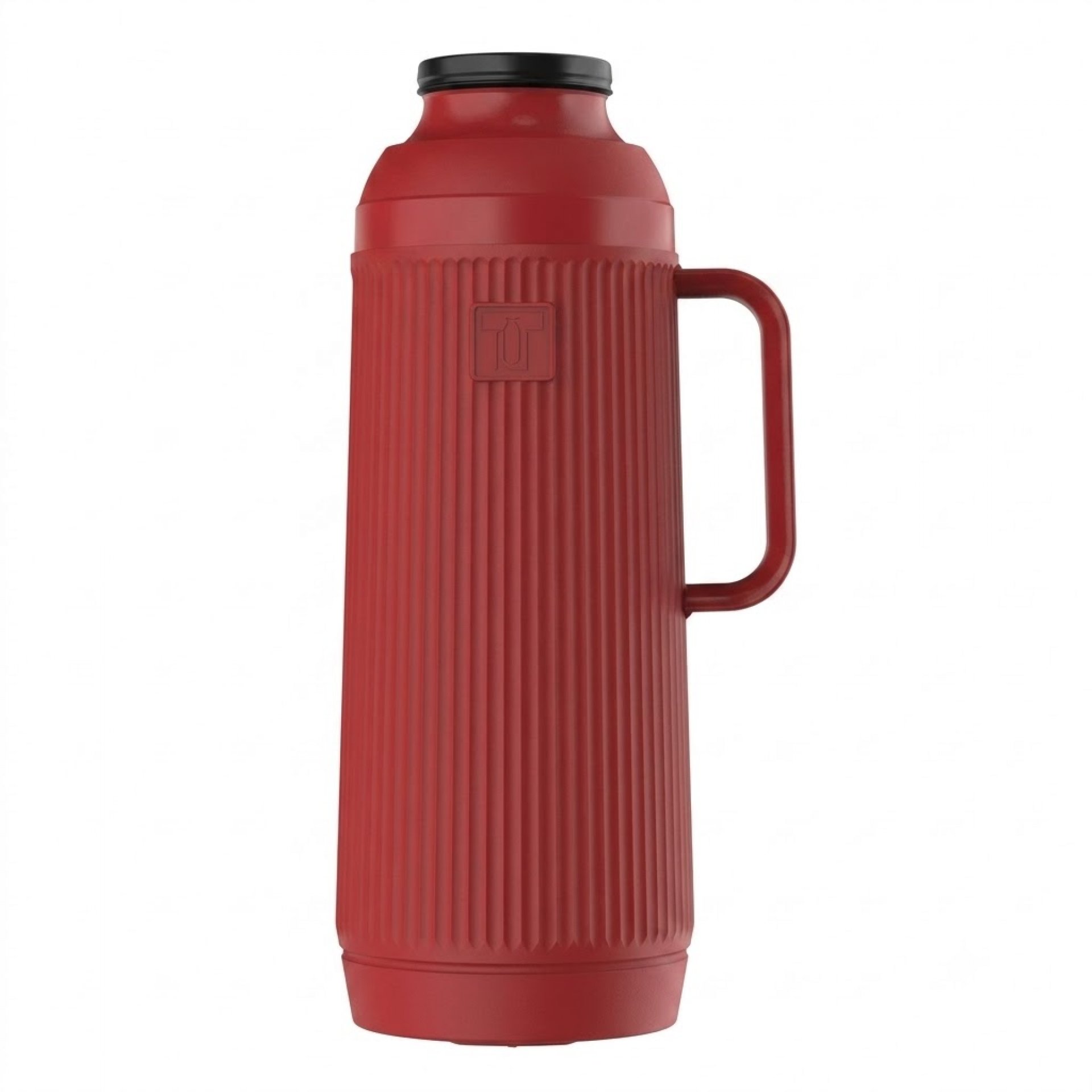 TERMO MUNDIAL 1 LT C/TAPA DOBLE ACCION ROJO