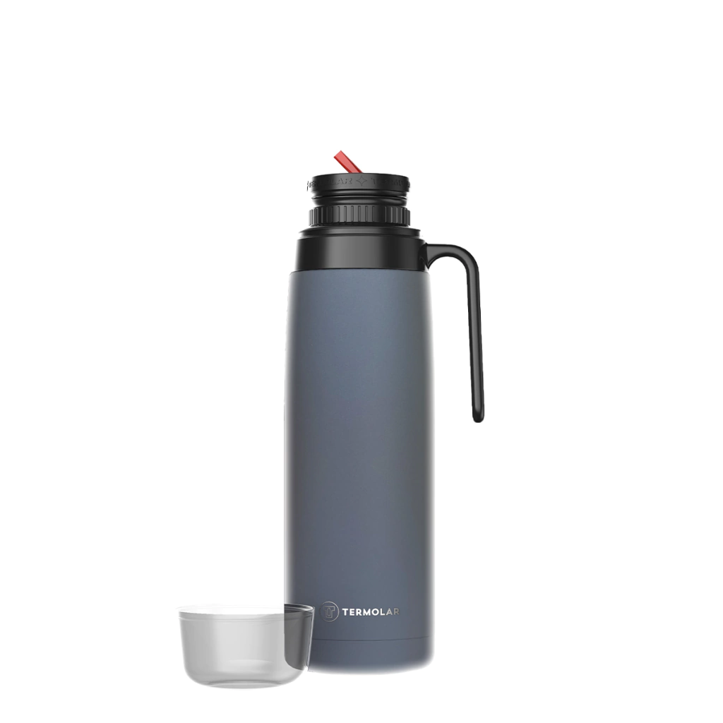 TERMO R-EVOLUTION 1 LT GRIS PLOMO (ACERO INOX)