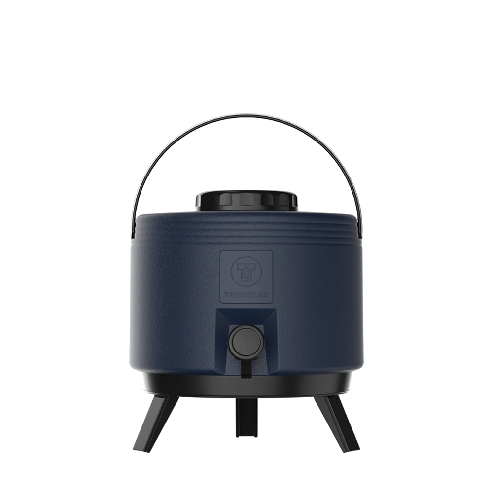 MAXITERMO CON CANILLA Y PATAS REBATIBLES 6 LT AZUL