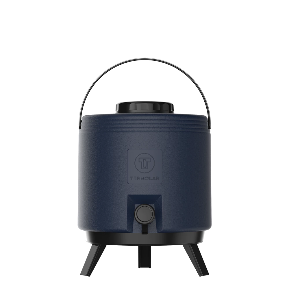 MAXITERMO CON CANILLA Y PATAS REBATIBLES 8 LT AZUL
