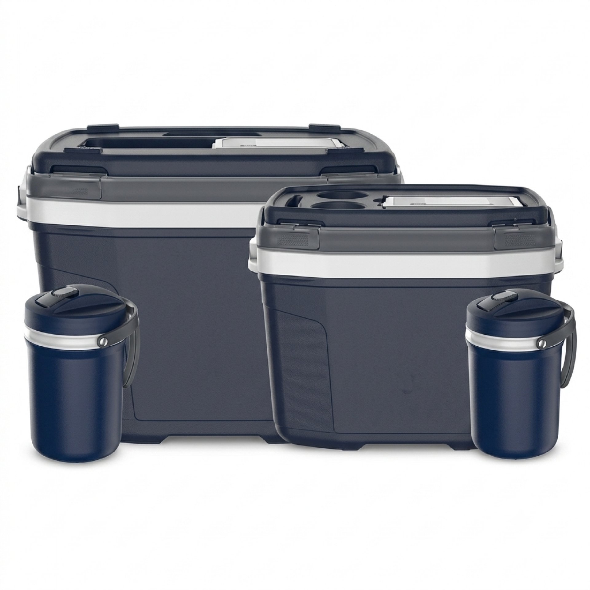 KIT 2 CONSERVADORA 32L + 1 CONSERVADORA 20L +  2 FLIP TOP 2,5L AZUL
