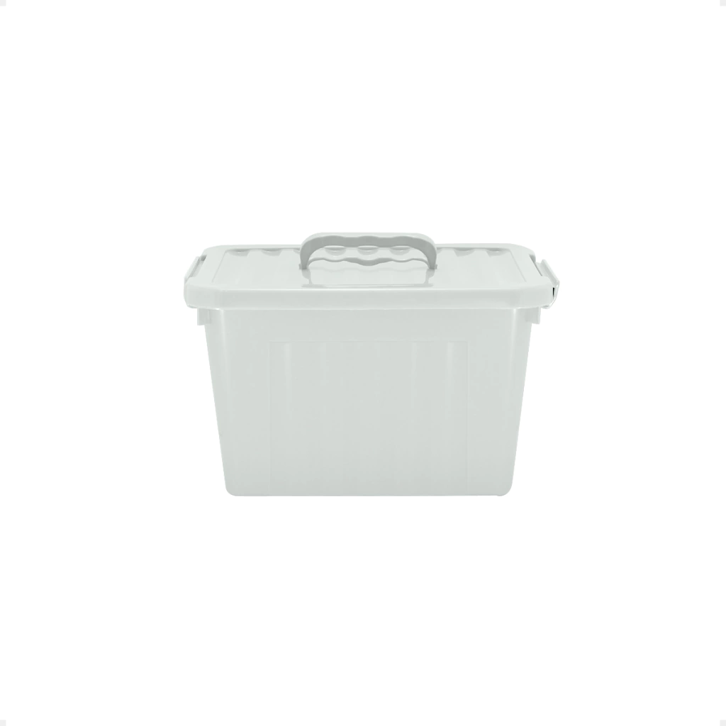 CAJA ORGANIZADORA CHICA BLANCO TIZA  6 LT (23 X 19 X 15)
