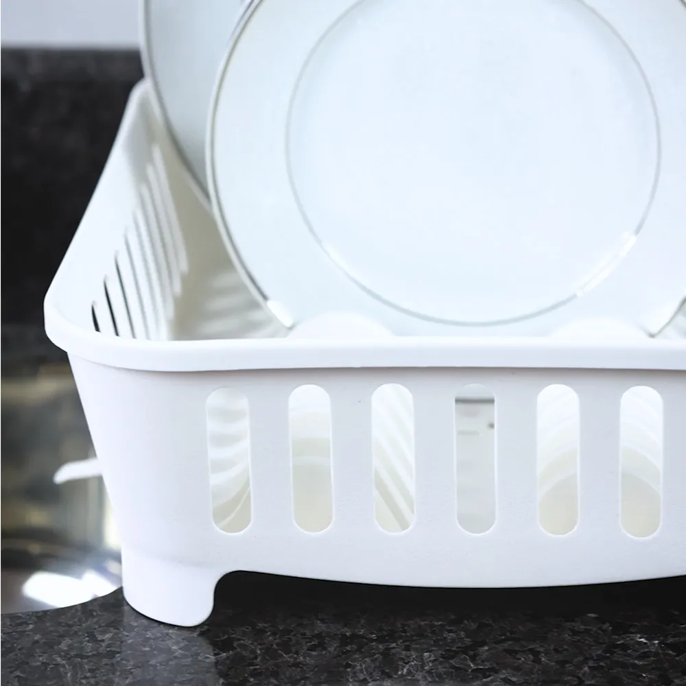 ESCURREPLATOS PLASTICO CON SALIDA DE AGUA
