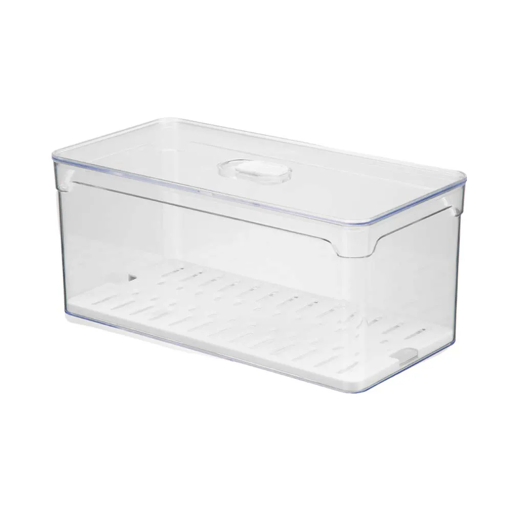 ORGANIZADOR CON TAPA,  REJILLA Y VENTILACION 5 LT