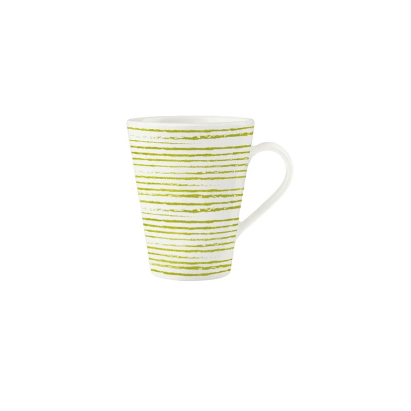 MUG 280 CC TRAZOS VERDE LIMON