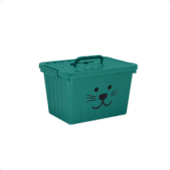 CAJA ORGANIZADORA GRANDE COLOR C/ IMPRESIÓN 24 LT (38 X 28 X 22)